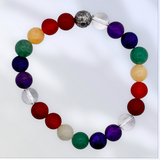 Pulsera Chakras con plata de ley.