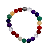 Pulsera Chakras con plata de ley.