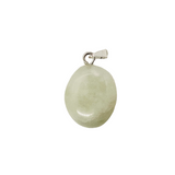 Colgante rodado Jade de plata